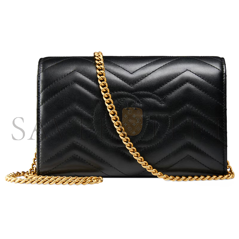 GUCCI GG MARMONT WALLET ON CHAIN 474575 (20*13*6cm) GUCCI GG MARMONT WALLET ON CHAIN 474575 (20*13*6cm)
